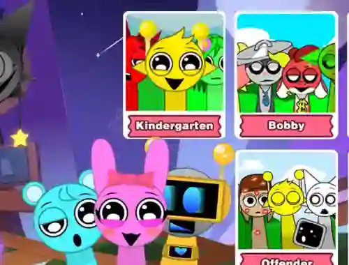 Jwèt Incredibox Party Frozen Sprunki Beat sou entènèt