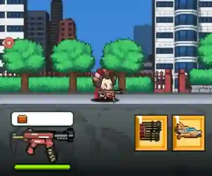 Jwèt Mecha Shoot Pixel Rpg sou entènèt