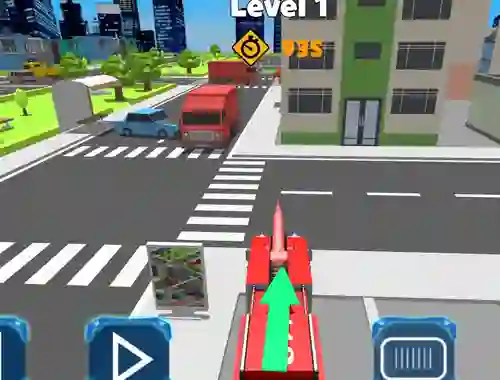 Jwèt Fire Truck Rescue Driving sou entènèt