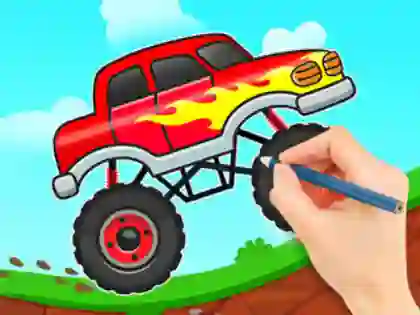 Jwèt Coloring Book: Monster Truck sou entènèt