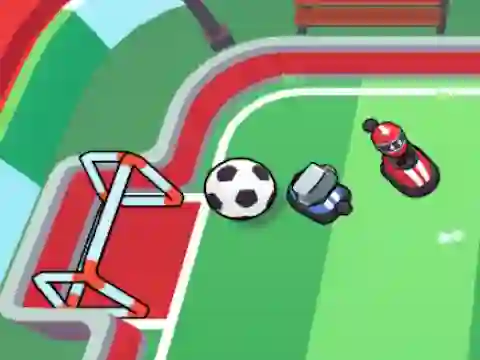 Jwèt Bumper Cars Soccer sou entènèt