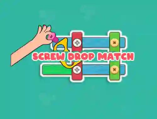 Jwèt Screw Drop Match sou entènèt