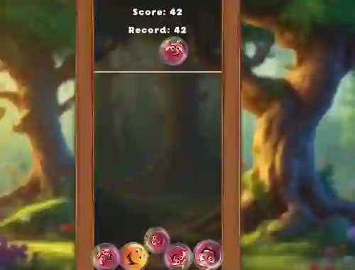 Jwèt Match Fruits In Bubbles! sou entènèt