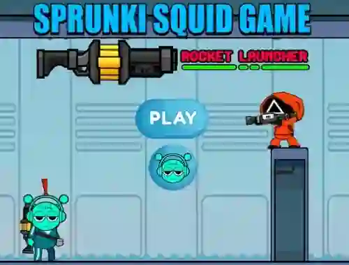 Jwèt Sprunki Squid Game Rocket Launcher sou entènèt