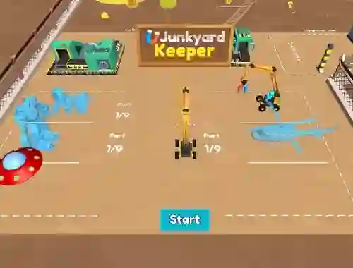 Jwèt Junkyard Keeper sou entènèt