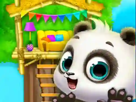 Jwèt Panda Lu Treehouse sou entènèt