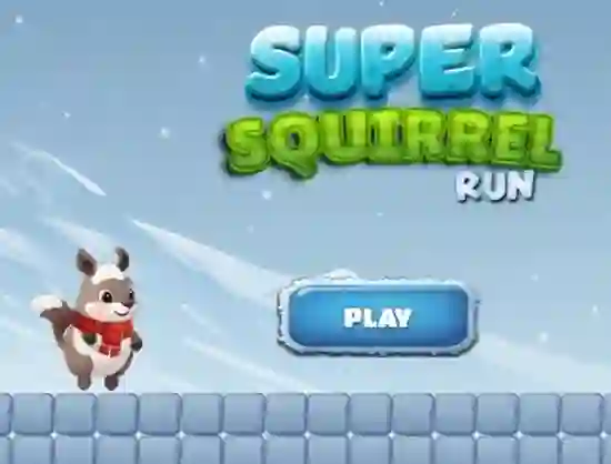Jwèt Super Squirrel Run sou entènèt