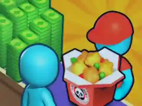 Jwèt Panda Kitchen: Idle Tycoon sou entènèt