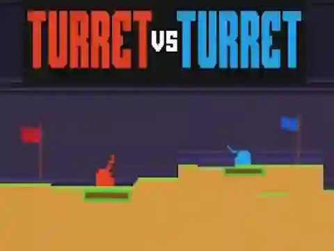 Jwèt Turret vs Turret sou entènèt