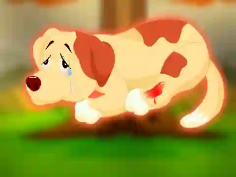 Jwèt Help to the Injured Pet Dog sou entènèt