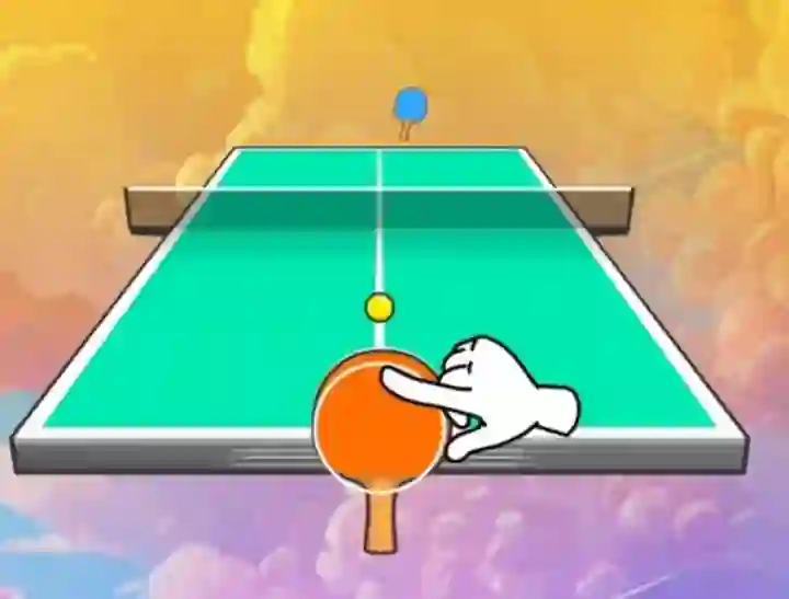 Jwèt Ping Pong 3D sou entènèt