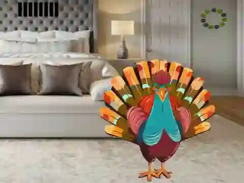 Jwèt Mom Turkey Escaped House sou entènèt