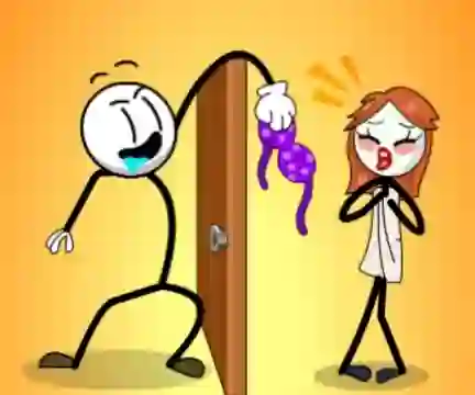 Jwèt Troll Thief Stickman sou entènèt