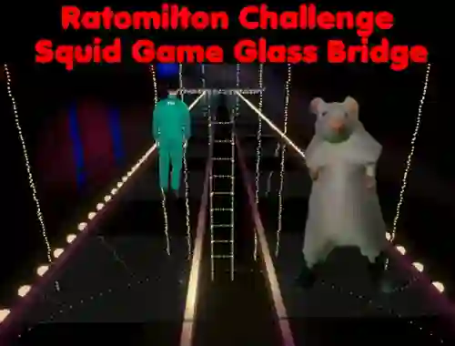 Jwèt Rato Milton Challenge Squid Game Glass Bridge sou entènèt