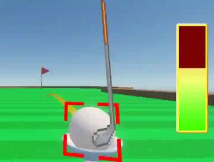 Jwèt Super Mega Power Golf 3D sou entènèt