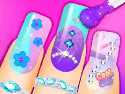 Jwèt Coloring Book: Nail Art sou entènèt