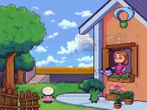 Jwèt Pixel World sou entènèt