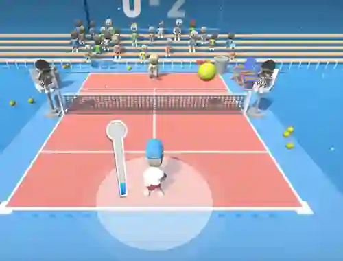 Jwèt Tennis Clash sou entènèt