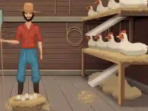 Jwèt Egg catcher sou entènèt