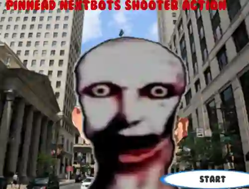 Jwèt Pinhead Nextbots Shooter Action sou entènèt