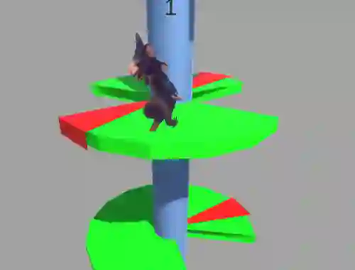 Jwèt Ratomilton Helix Jump sou entènèt