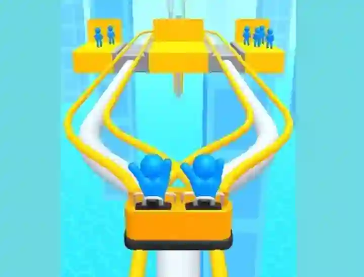 Jwèt Runner Coaster Race sou entènèt