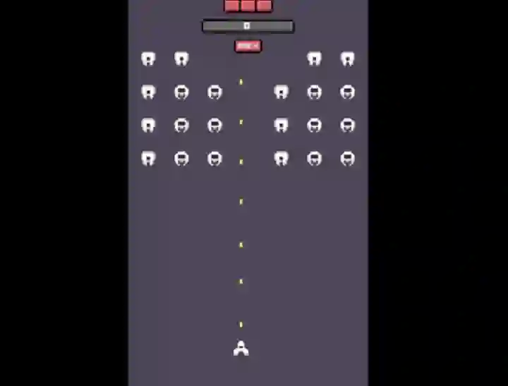 Jwèt Space Invasion Arcade sou entènèt