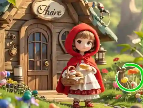 Jwèt Find The Differences: Granny Wolf sou entènèt