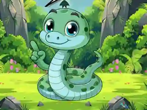 Jwèt Snake Searching The Baby sou entènèt
