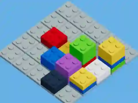 Jwèt Block Sort Puzzle sou entènèt