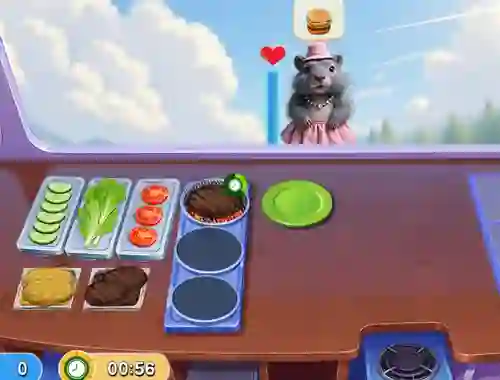 Jwèt Marmot Diner Dash sou entènèt