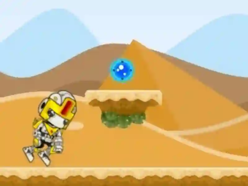Jwèt Run Robot Run sou entènèt