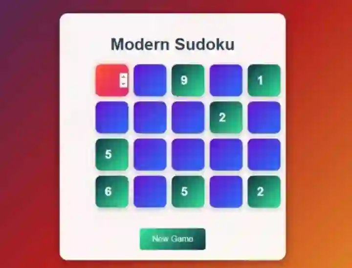 Jwèt Modern Sudoku sou entènèt