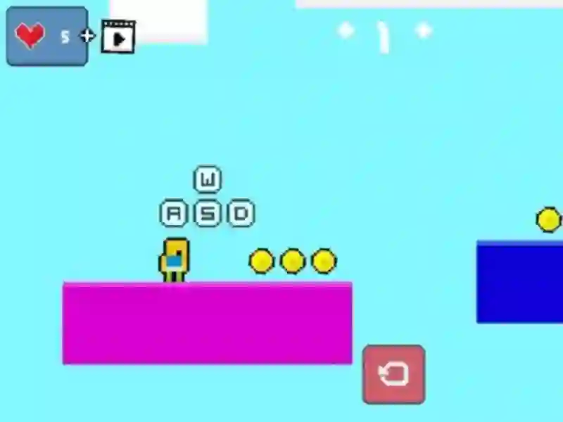 Jwèt 2d Obby Rainbow Parkour sou entènèt