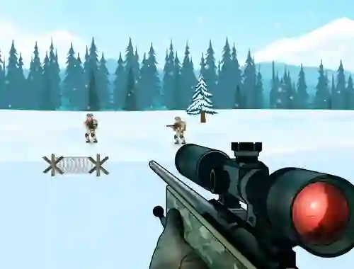 Jwèt Snow Sniper sou entènèt