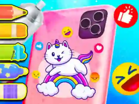 Jwèt Coloring Book: Phone Case sou entènèt