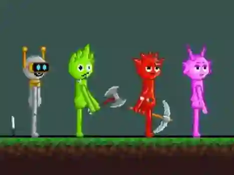 Jwèt Sprunki Sandbox: Ragdoll Playground Mode sou entènèt