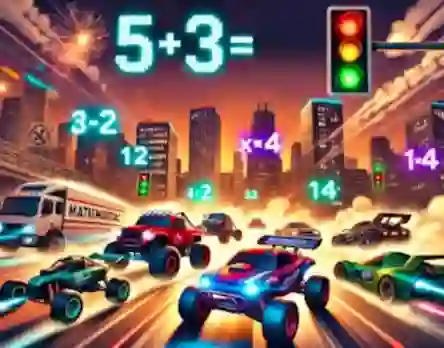 Jwèt Mathematics Racing sou entènèt