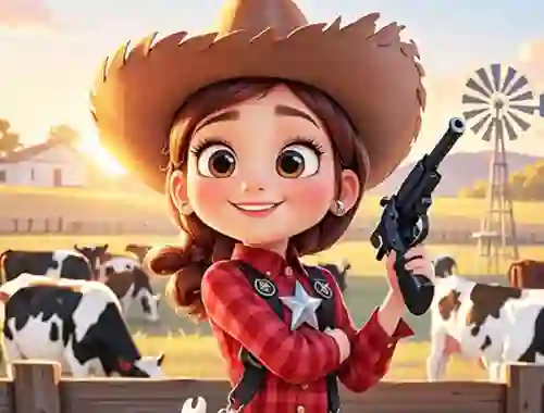 Jwèt Find The Differences: Cow Farm sou entènèt