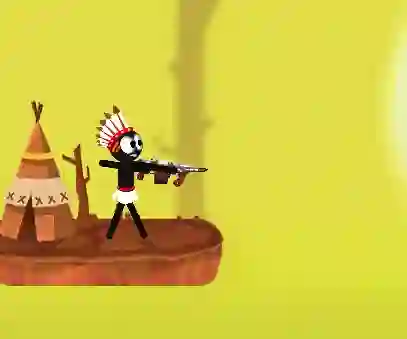 Jwèt Stickman Hunter sou entènèt