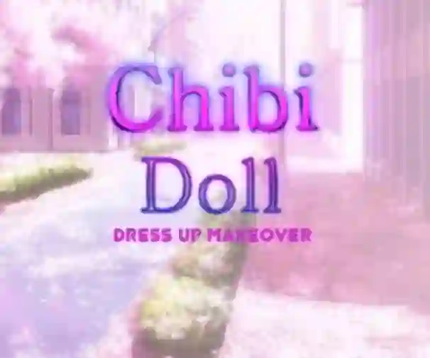 Jwèt Chibi Doll Dress Up Makeover sou entènèt