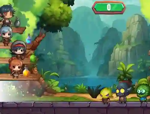Jwèt Poison Shooter sou entènèt