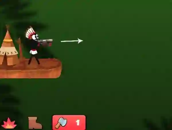 Jwèt Stickman Arrow Battle sou entènèt