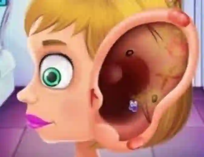 Jwèt Children's Doctor Treating Ears sou entènèt