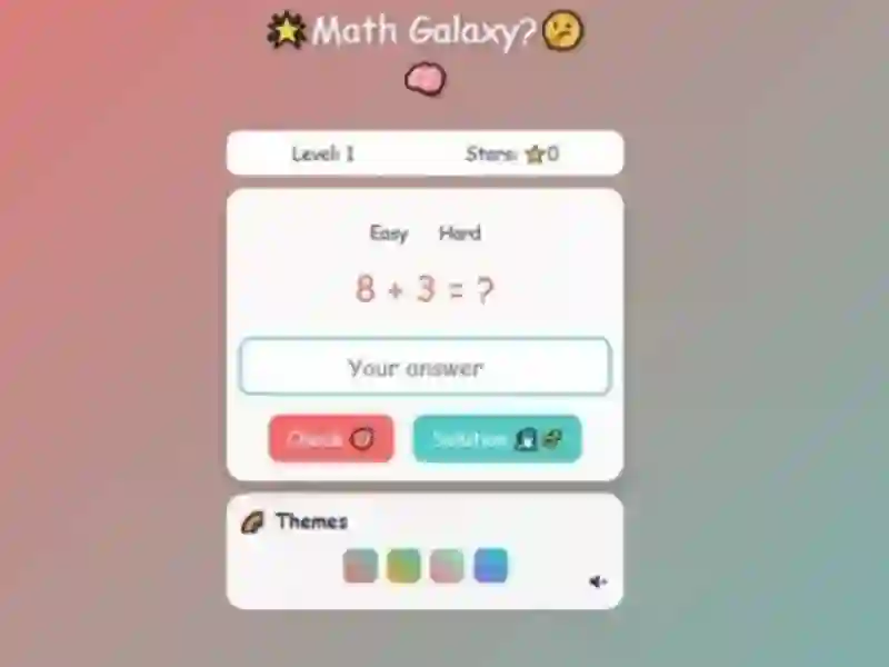 Jwèt Math Galaxy sou entènèt