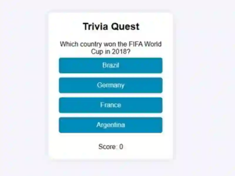 Jwèt Trivia Quest sou entènèt