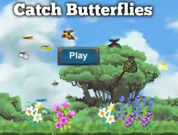 Jwèt Catch Butterflies sou entènèt