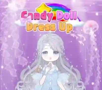 Jwèt Candy Doll Dress Up sou entènèt