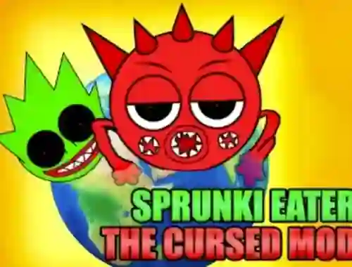 Jwèt Sprunki Eater The Cursed Mod sou entènèt