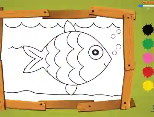 Jwèt Kids Colour Game sou entènèt